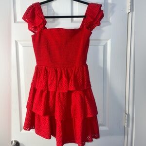 Red Altar’d State mini dress